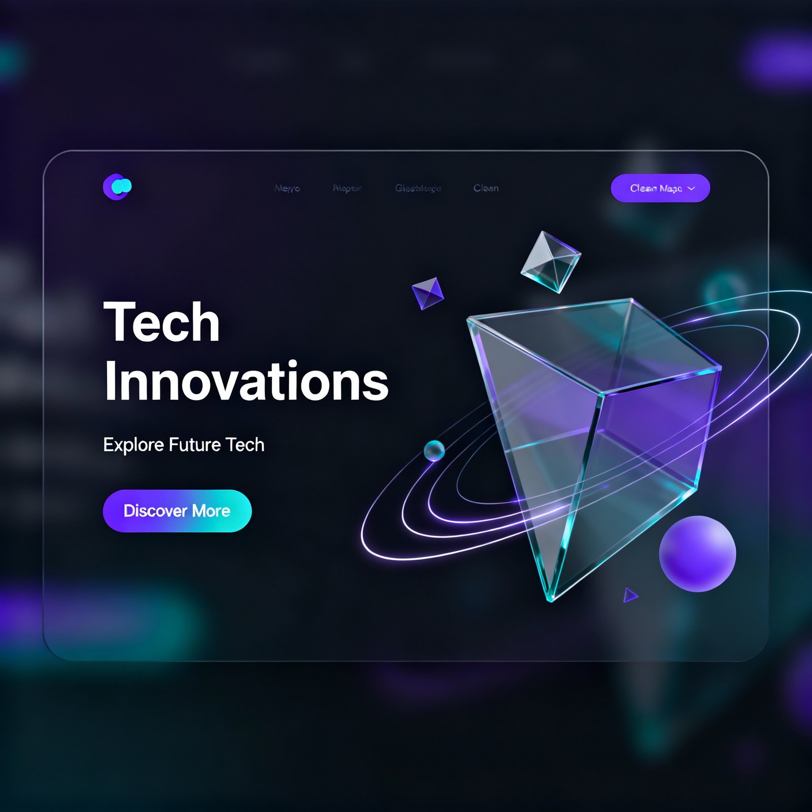 Website homepage mockup